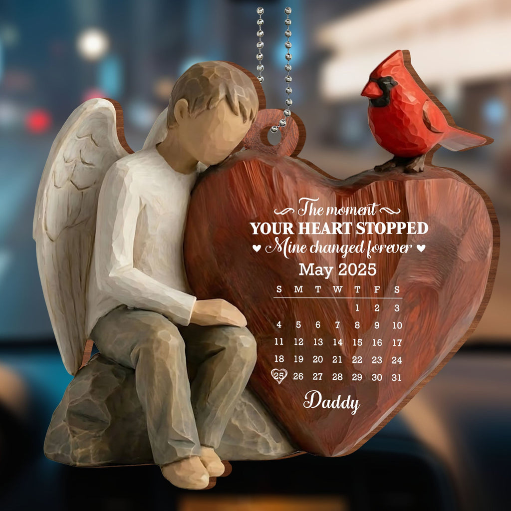 The Moment Your Heart Stopped, Angel And Bird Heart Design
