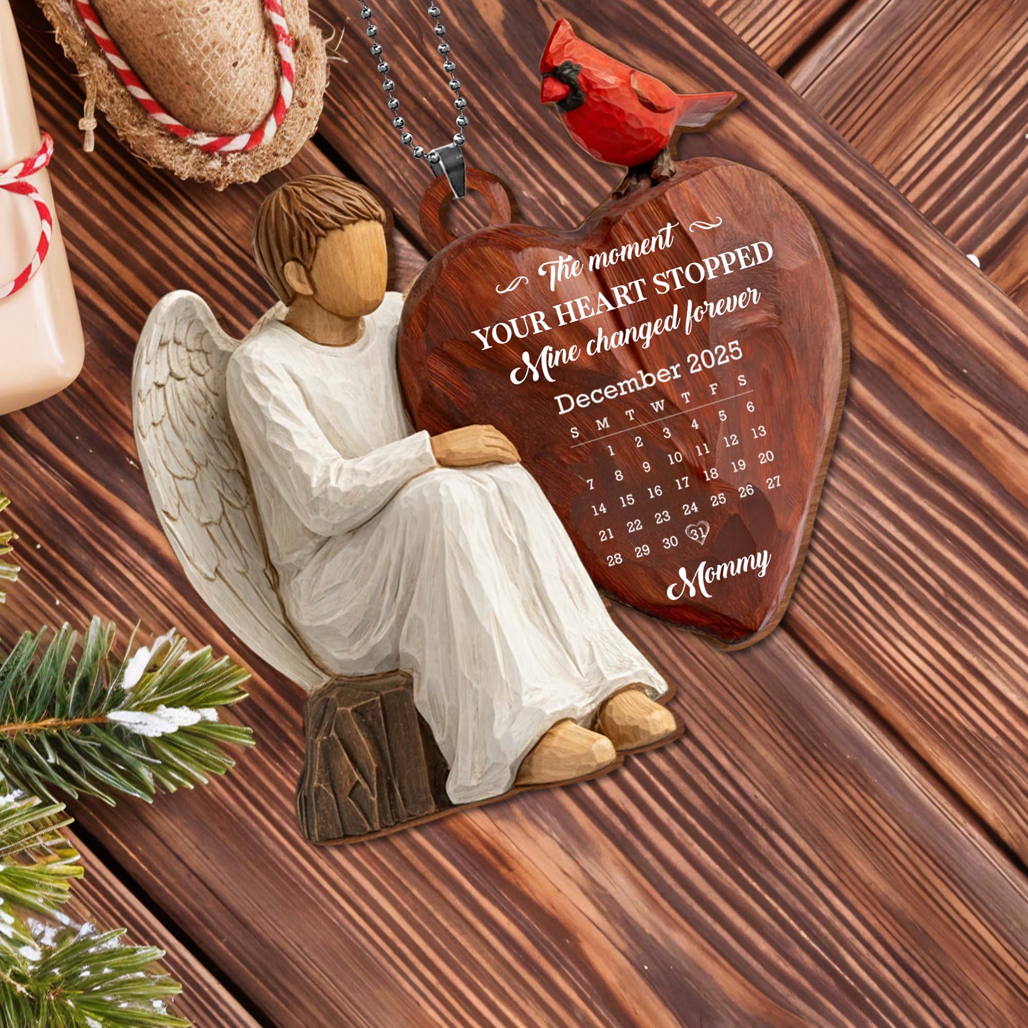 The Moment Your Heart Stopped, Angel And Heart Design