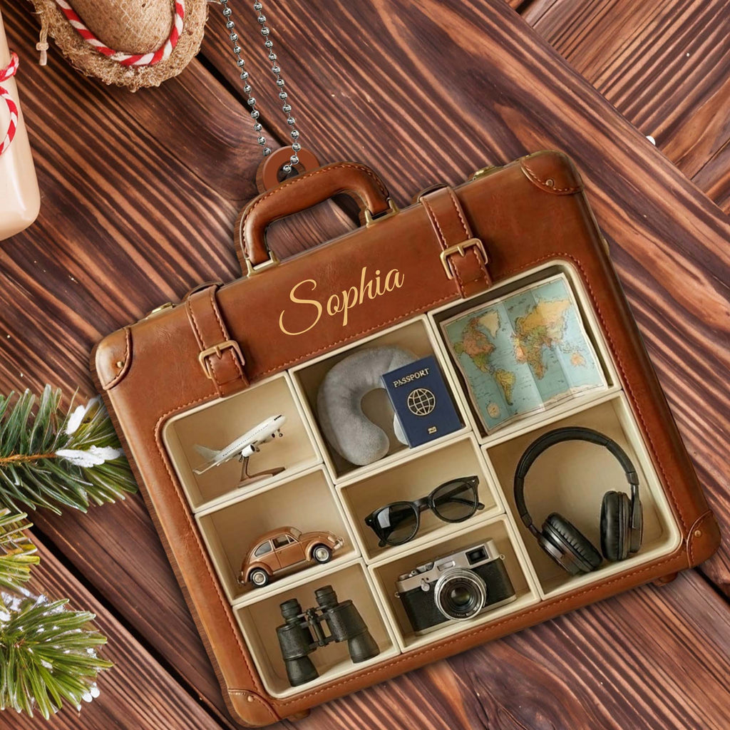 Capture Your Adventures, Travel Essentials Ornament