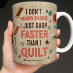 Craft Lover’s Delight Sewing Machine And Tools Mug
