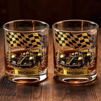 Cherish Your Victories, Celebrate Your Passions, Race Car And Checkered Flag