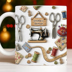 Stitcher's Retreat Sewing Essentials Coffee Mug