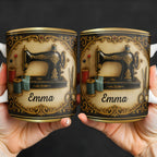 Classic Sewing Machine Design With Elegant Ornaments