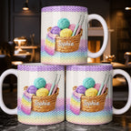 Celebrate Creativity with Vibrant Yarn Balls and Knitting Needles