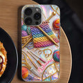 Personalized Crafting Love Featuring Knitting Needles And Yarn