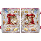 Personalized Kitchen Mixer And Cupcake Design Mug