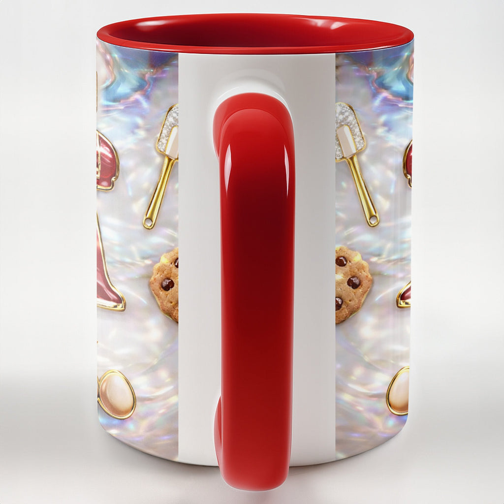 Personalized Kitchen Mixer And Cupcake Design Mug