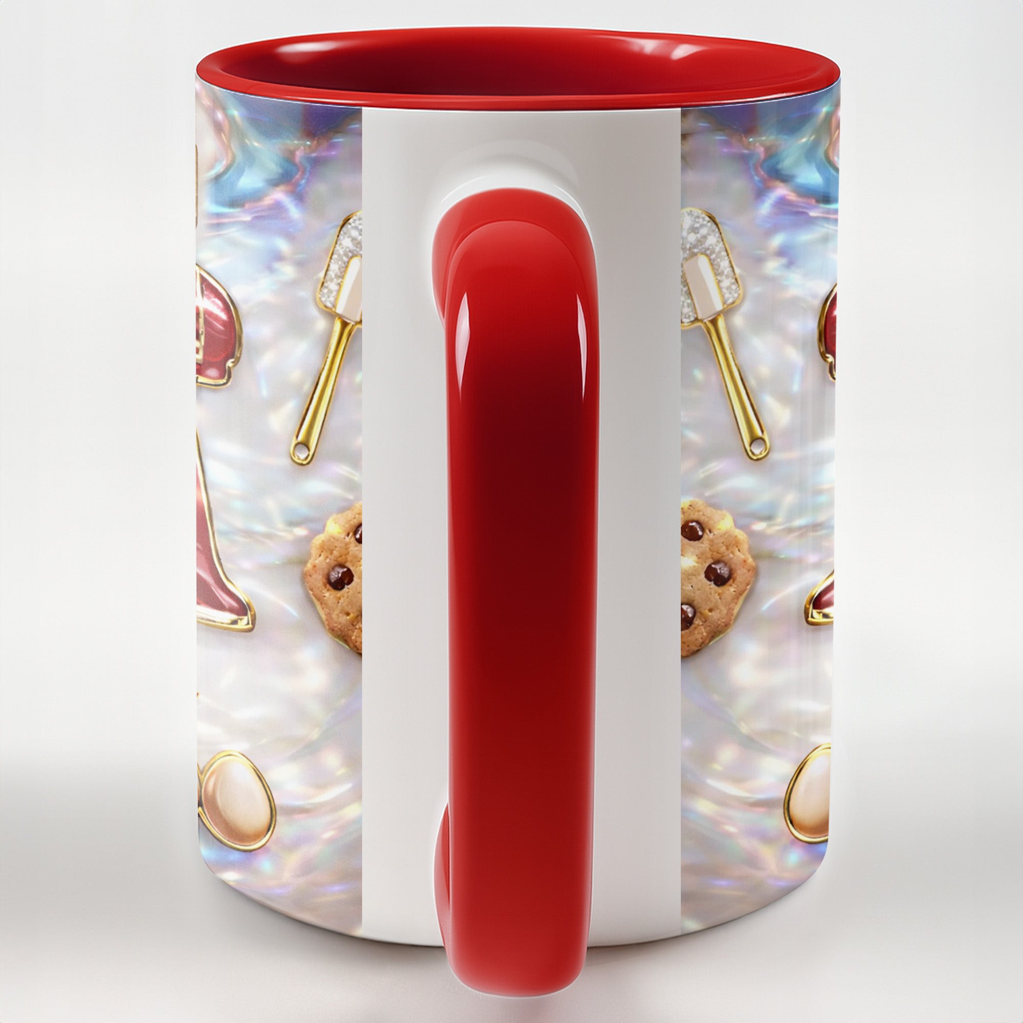Personalized Kitchen Mixer And Cupcake Design Mug