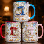 Personalized Kitchen Mixer And Cupcake Design Mug