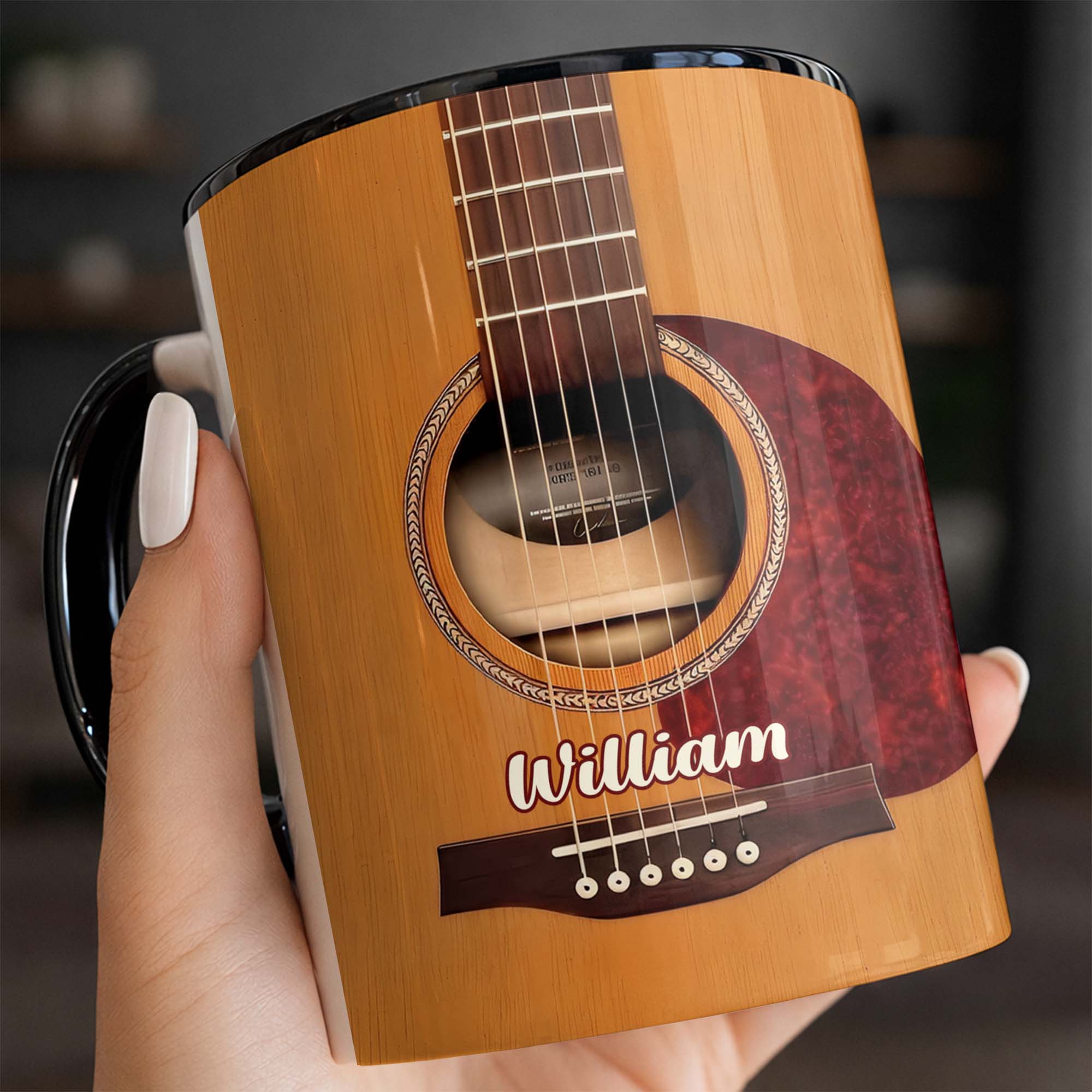 Guitarist Nutrition Facts With Acoustic Guitar For Musicians
