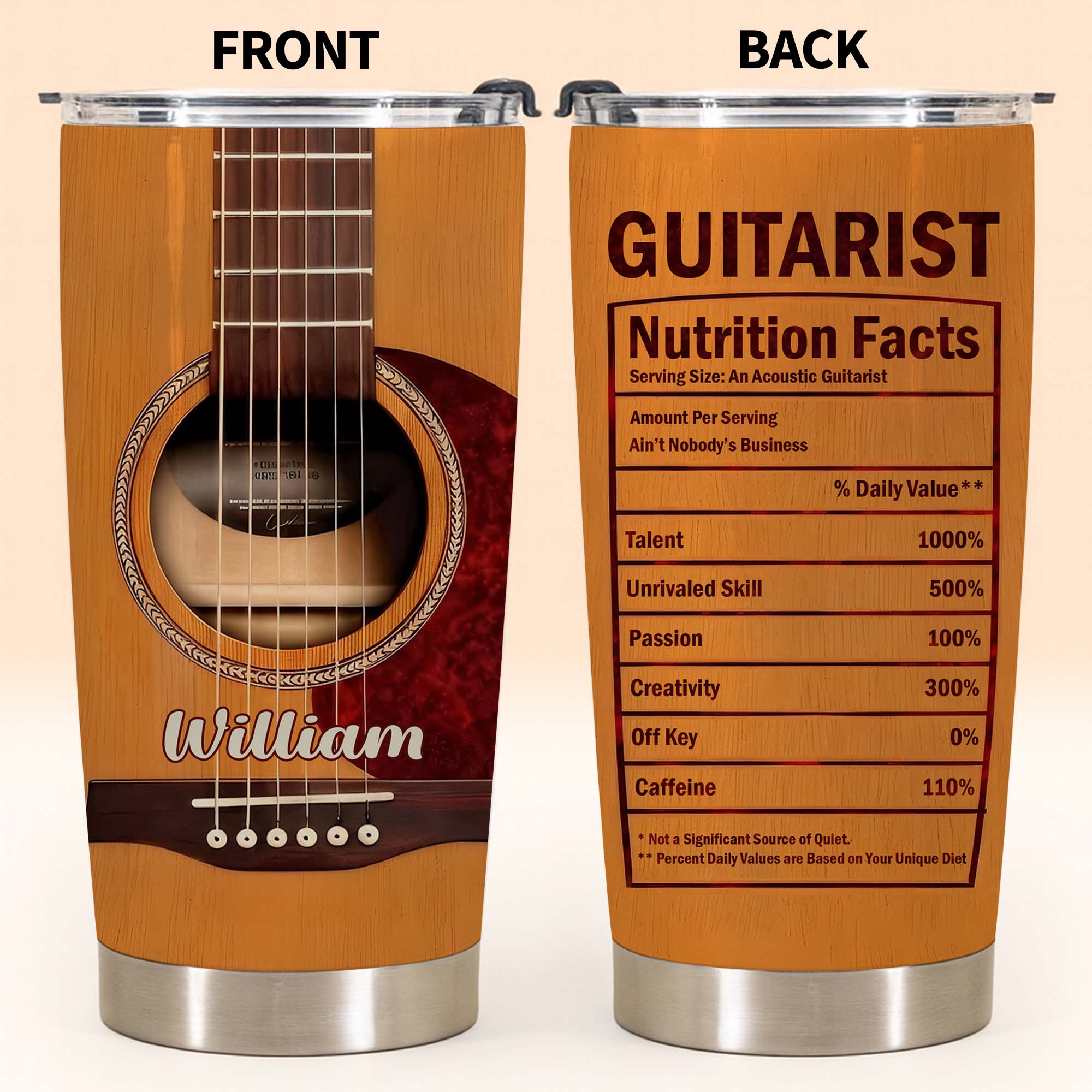 To My Incredible Musician, Let Your Music Soar, Guitar Design