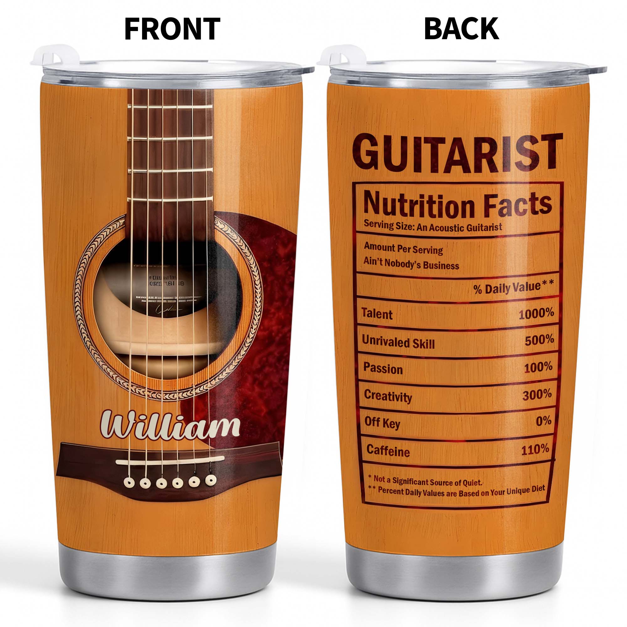 To My Incredible Musician, Let Your Music Soar, Guitar Design