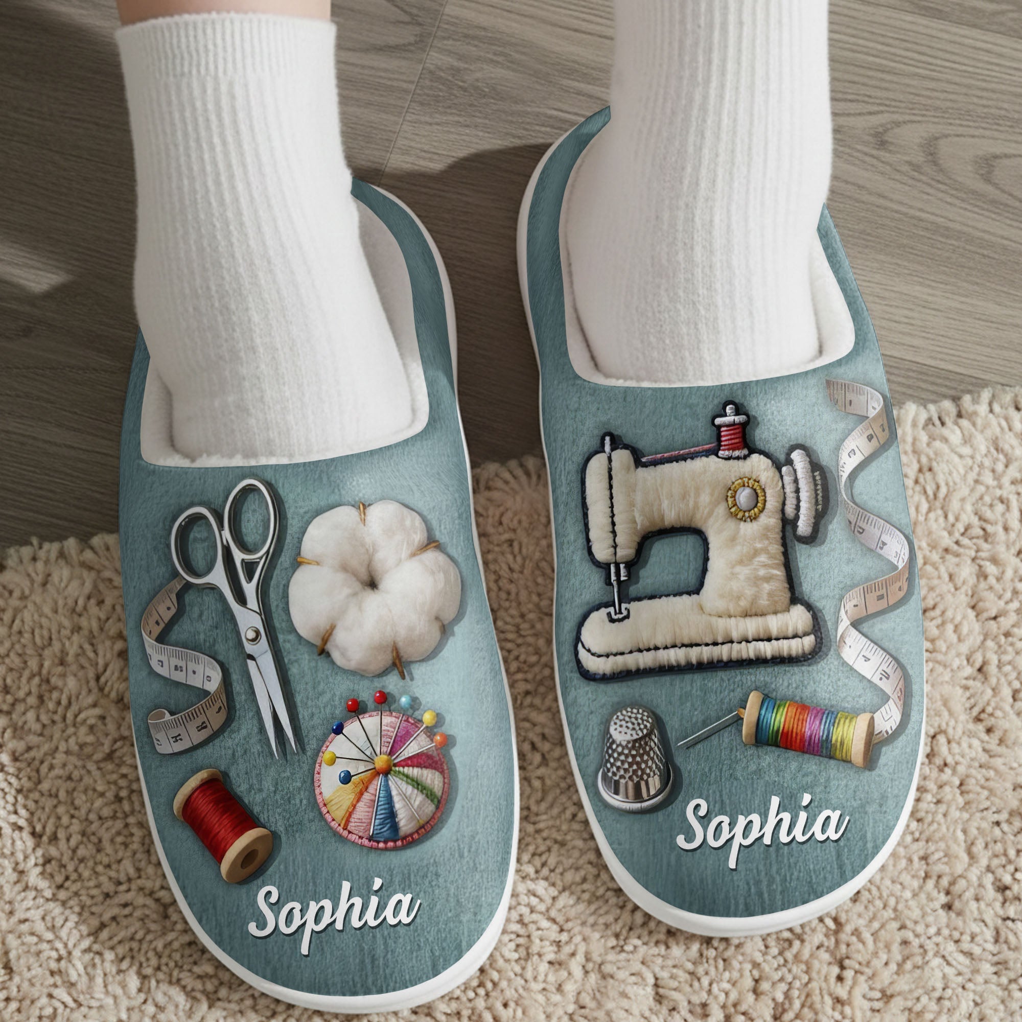 Customize With Your Name And Favorite Sewing Icons