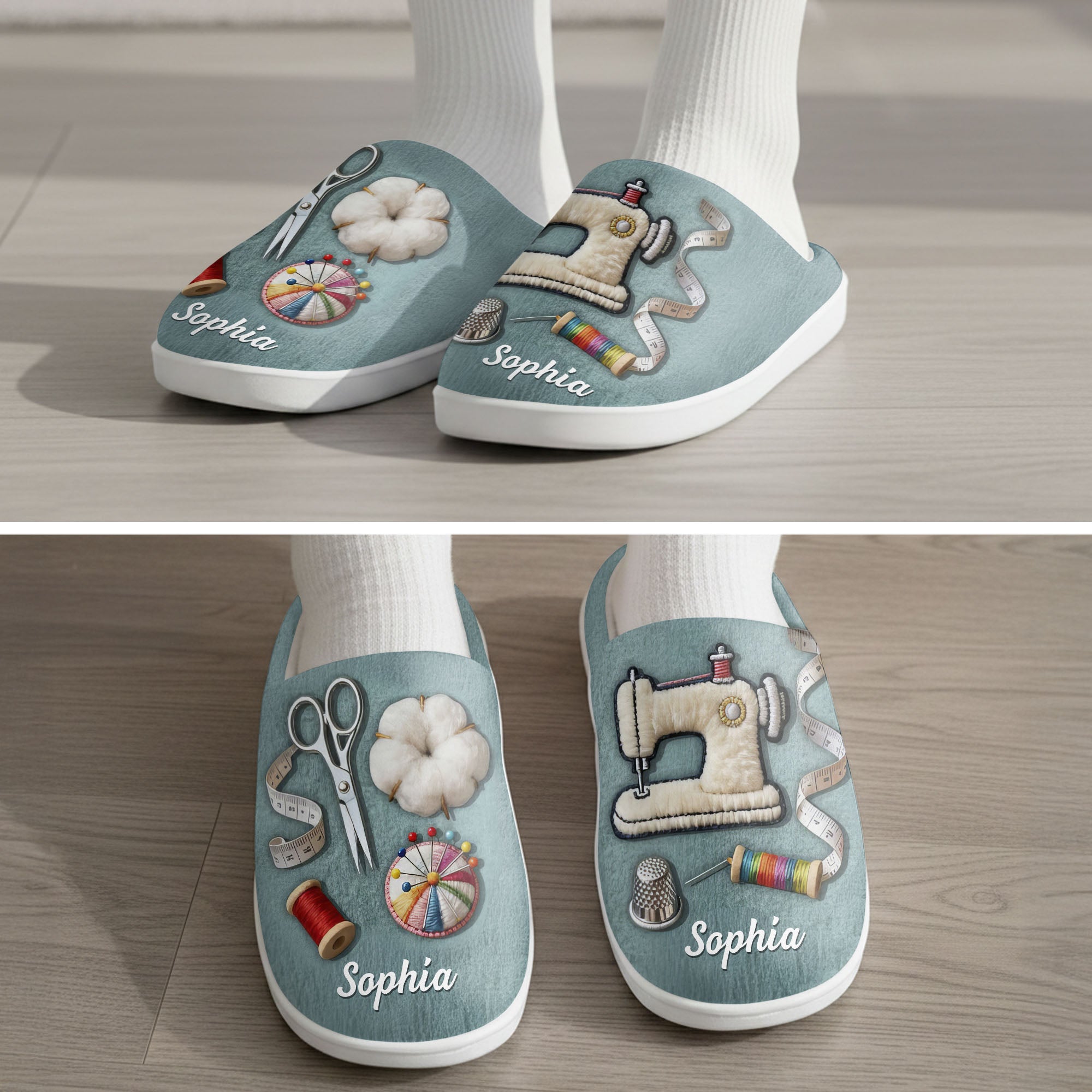 Customize With Your Name And Favorite Sewing Icons