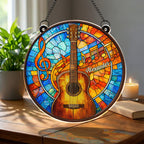 Music Is The Language Of The Soul Acoustic Guitar And Musical Notes