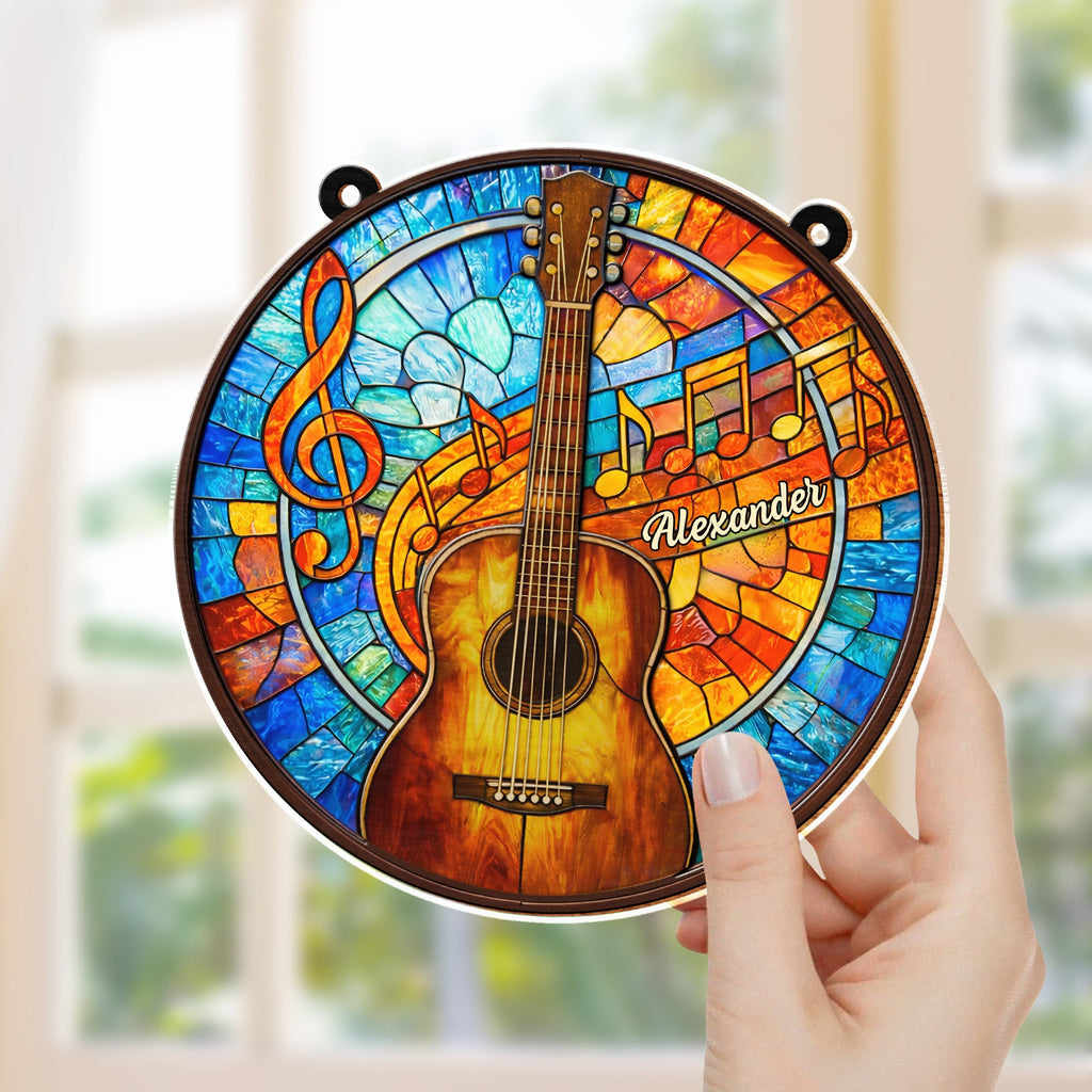 Music Is The Language Of The Soul Acoustic Guitar And Musical Notes