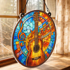 Music Is The Language Of The Soul Acoustic Guitar And Musical Notes