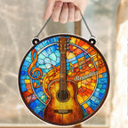 Music Is The Language Of The Soul Acoustic Guitar And Musical Notes