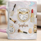 Stay Fabulous With My Everyday Essentials Makeup And Cosmetics Pattern