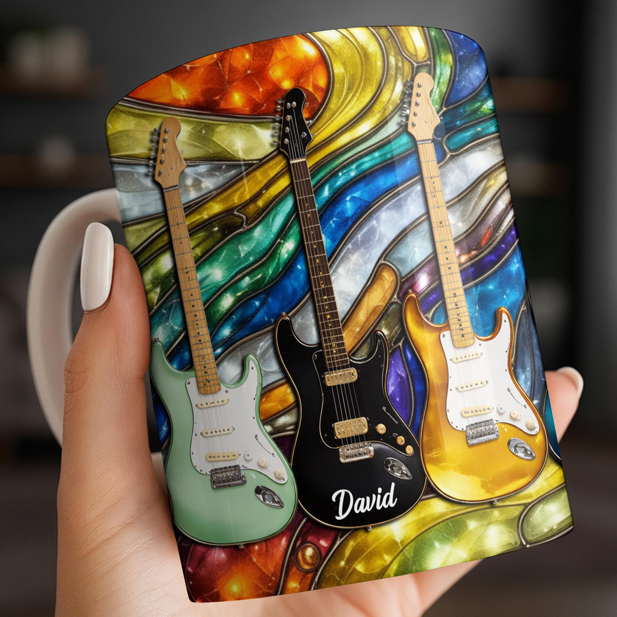 David Electric Guitar Art