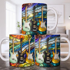 David Electric Guitar Art