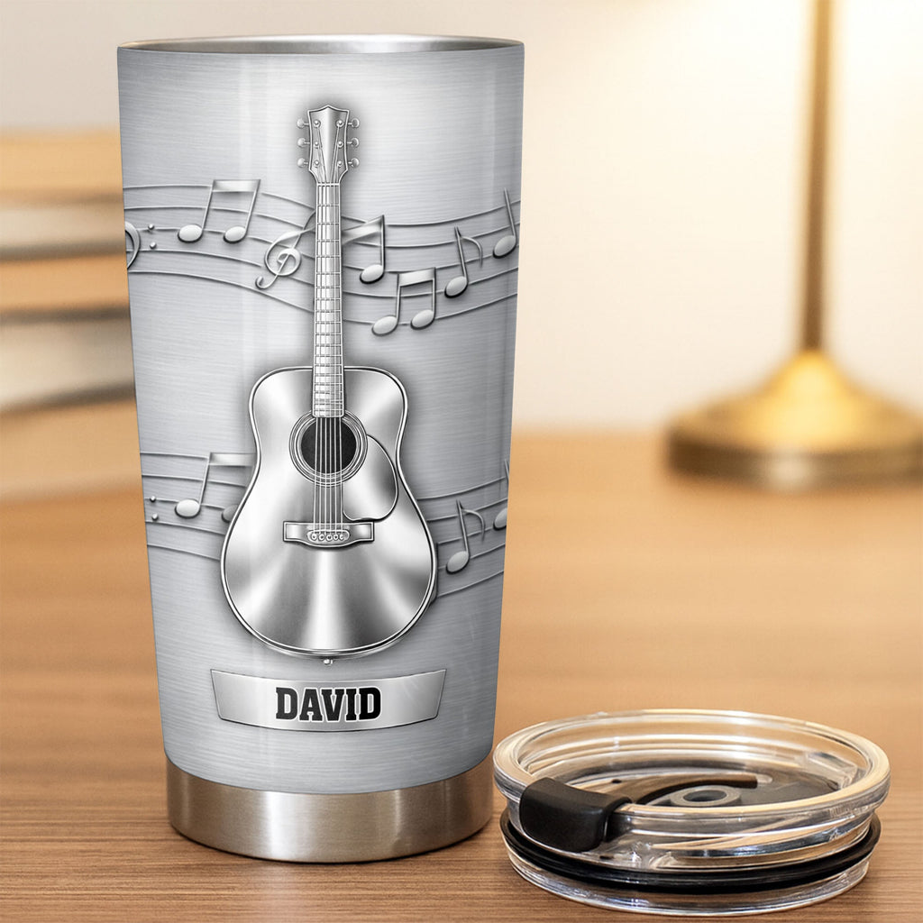 Music Is The Soundtrack To Your Life Acoustic Guitar And Notes