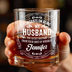 Congrats On Being My Husband, You Lucky (Workaround for offensive term)