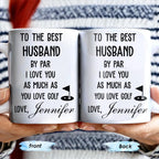 To The Best Husband By Par Love and Golf