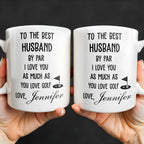 To The Best Husband By Par Love and Golf