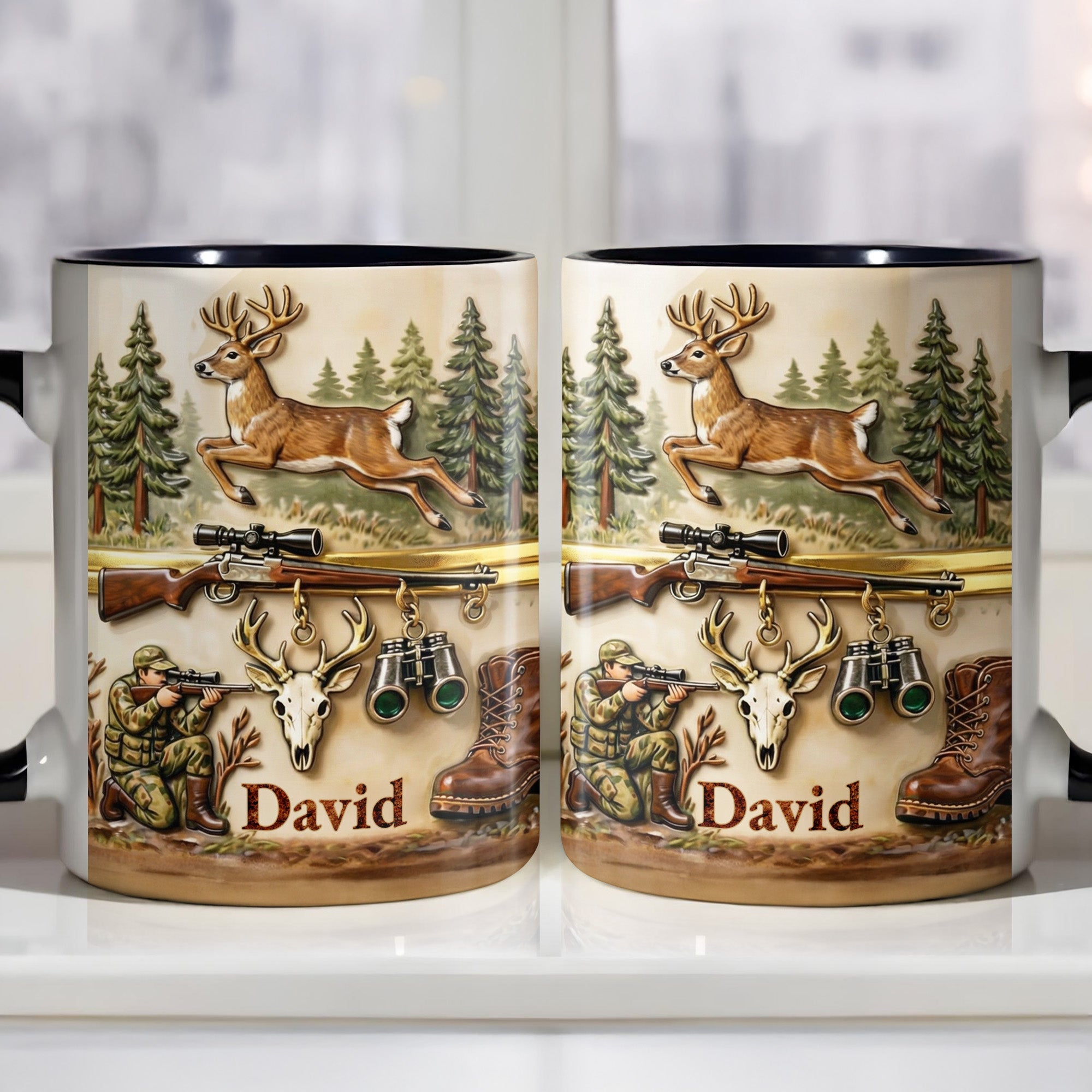 Capture The Thrill Of The Hunt With Deer And Rifle
