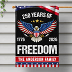 250 Years Of Freedom, Eagle And American Flag