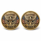 250th Anniversary America Eagle And Liberty Bell Patriotic Design - Custom Commemorative Coin - INDE158_KCOIN