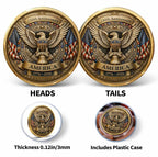 250th Anniversary America Eagle And Liberty Bell Patriotic Design - Custom Commemorative Coin - INDE158_KCOIN