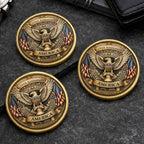 250th Anniversary America Eagle And Liberty Bell Patriotic Design - Custom Commemorative Coin - INDE158_KCOIN