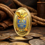 The Family United States Of America Anniversary Eagle Laurel Wreath - Custom Commemorative Coin - INDE167_KCOIN