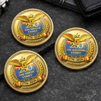 The Family United States Of America Anniversary Eagle Laurel Wreath - Custom Commemorative Coin - INDE167_KCOIN