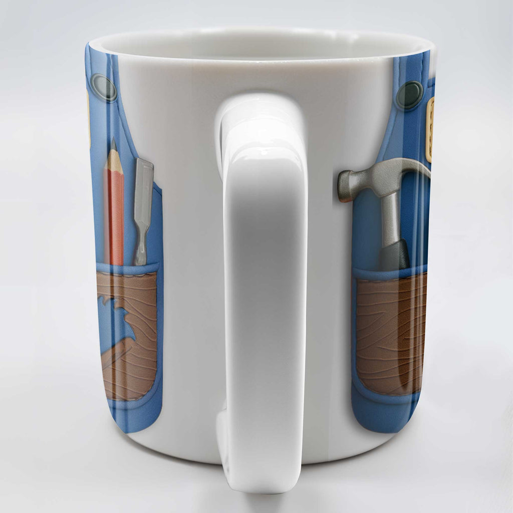 Carpenter Daniel Hammer, Tape Measure, Pencil, Saw