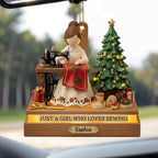 Just A Girl Who Loves Sewing, Christmas Tree, Gifts