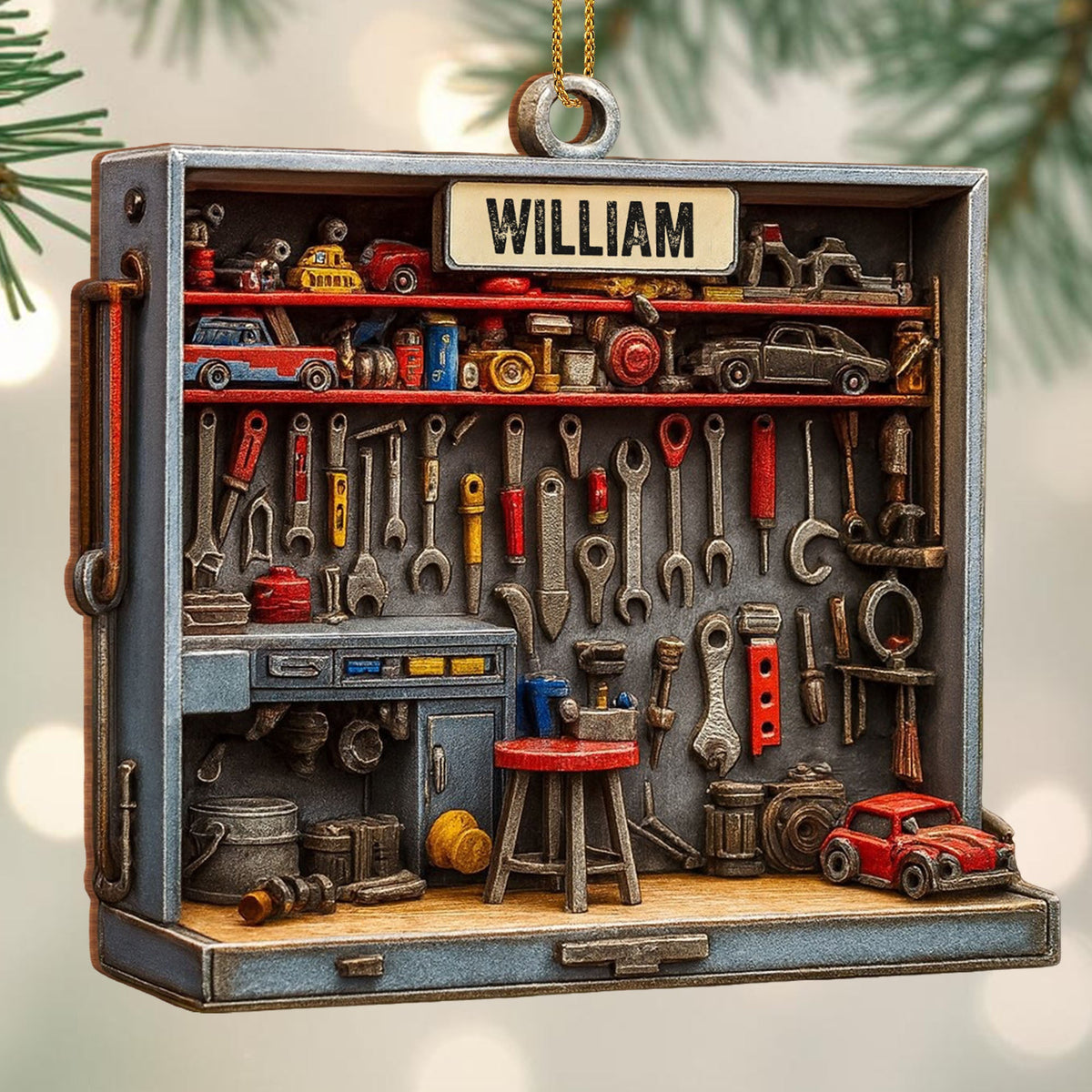 Perfect Gift For The Handyman, Featuring Tools And Workshop Items