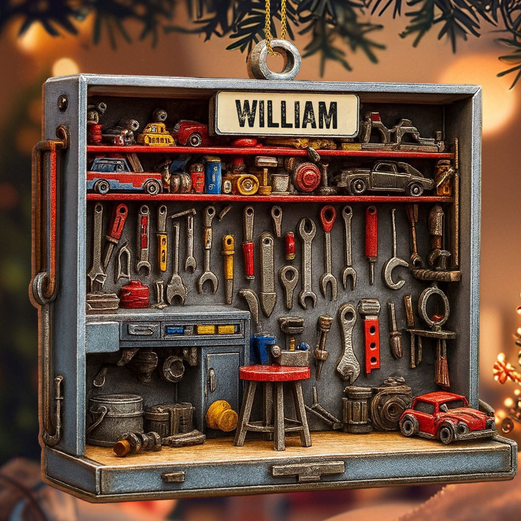 Perfect Gift For The Handyman, Featuring Tools And Workshop Items