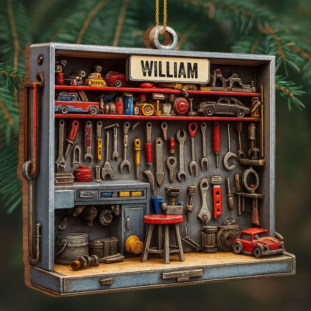 Perfect Gift For The Handyman, Featuring Tools And Workshop Items