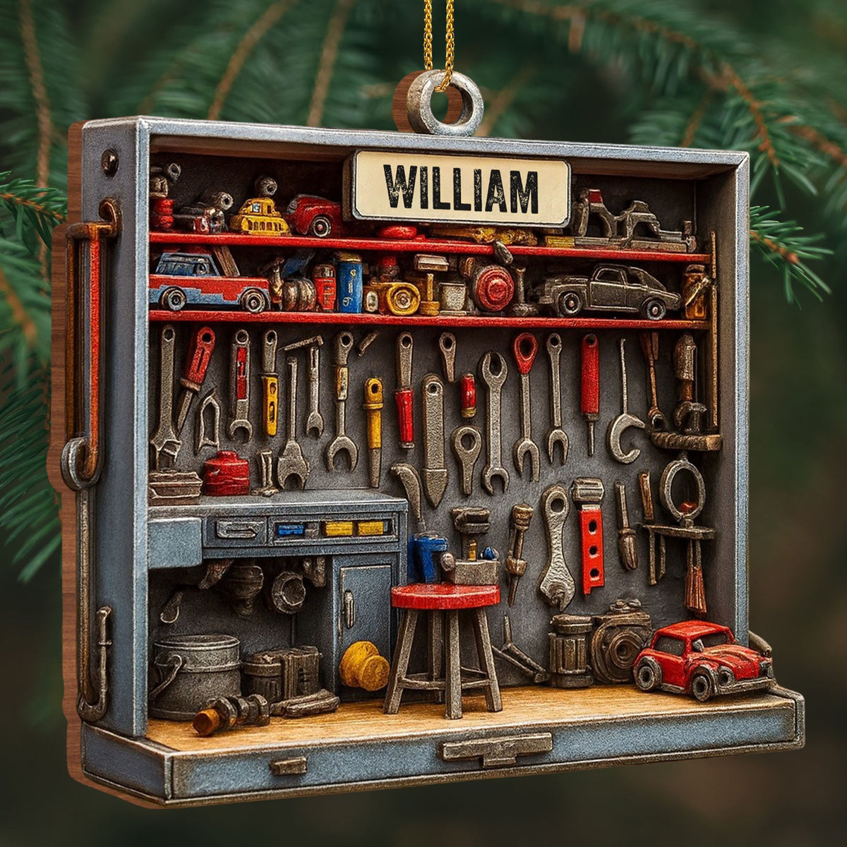 Perfect Gift For The Handyman, Featuring Tools And Workshop Items