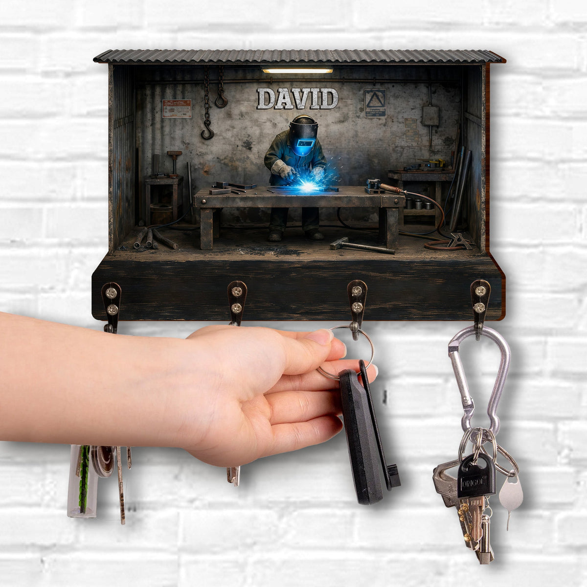 Craft Your Own Space, Welding Workshop Key Holder