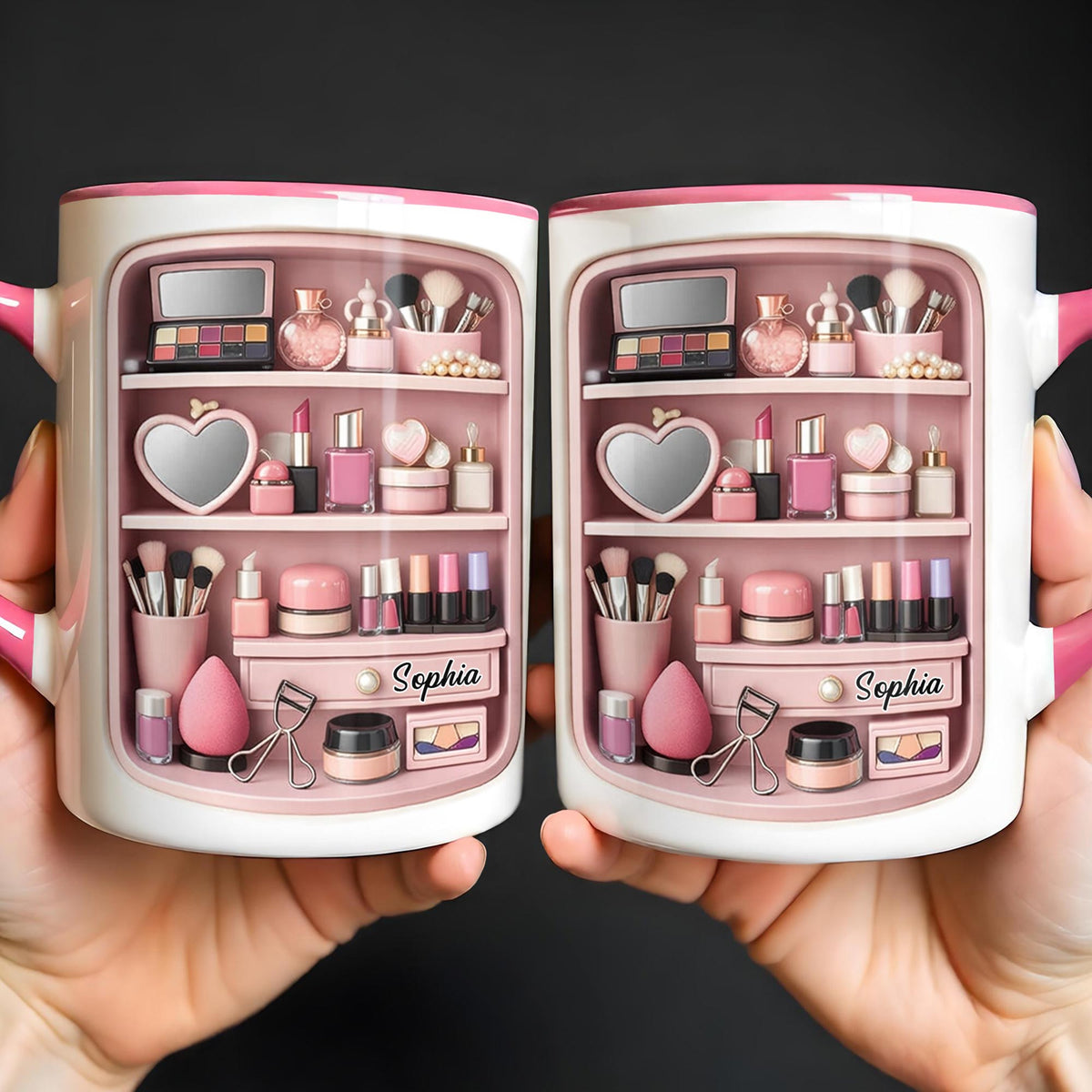 To My Beautiful, Never Forget That I Love You, Makeup Mug