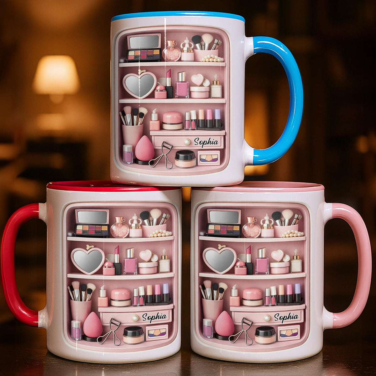 To My Beautiful, Never Forget That I Love You, Makeup Mug