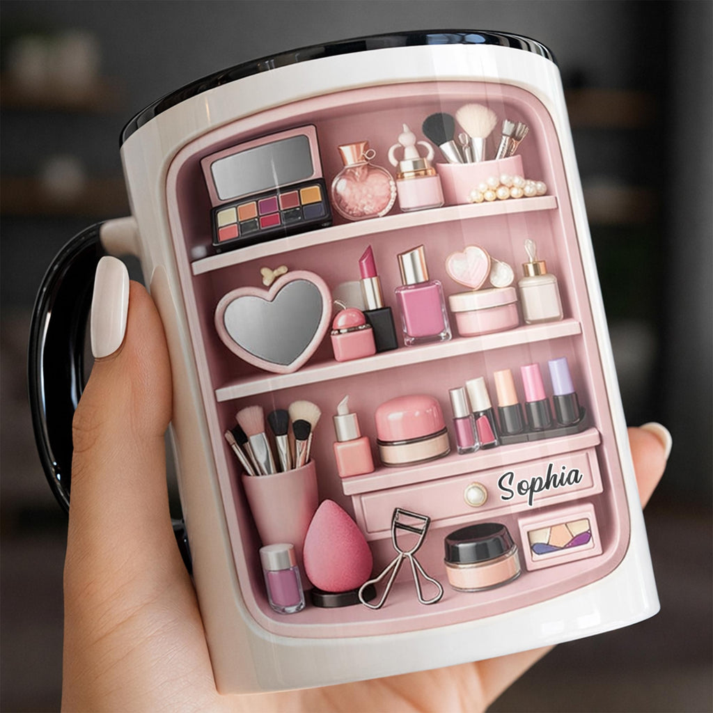 To My Beautiful, Never Forget That I Love You, Makeup Mug