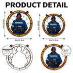 Customizable Paramedic Stained Glass Suncatcher