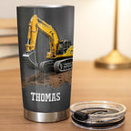 Excavator Construction Tumbler
