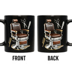 Master Barber At Your Service With Professional Barber Chair And Tools