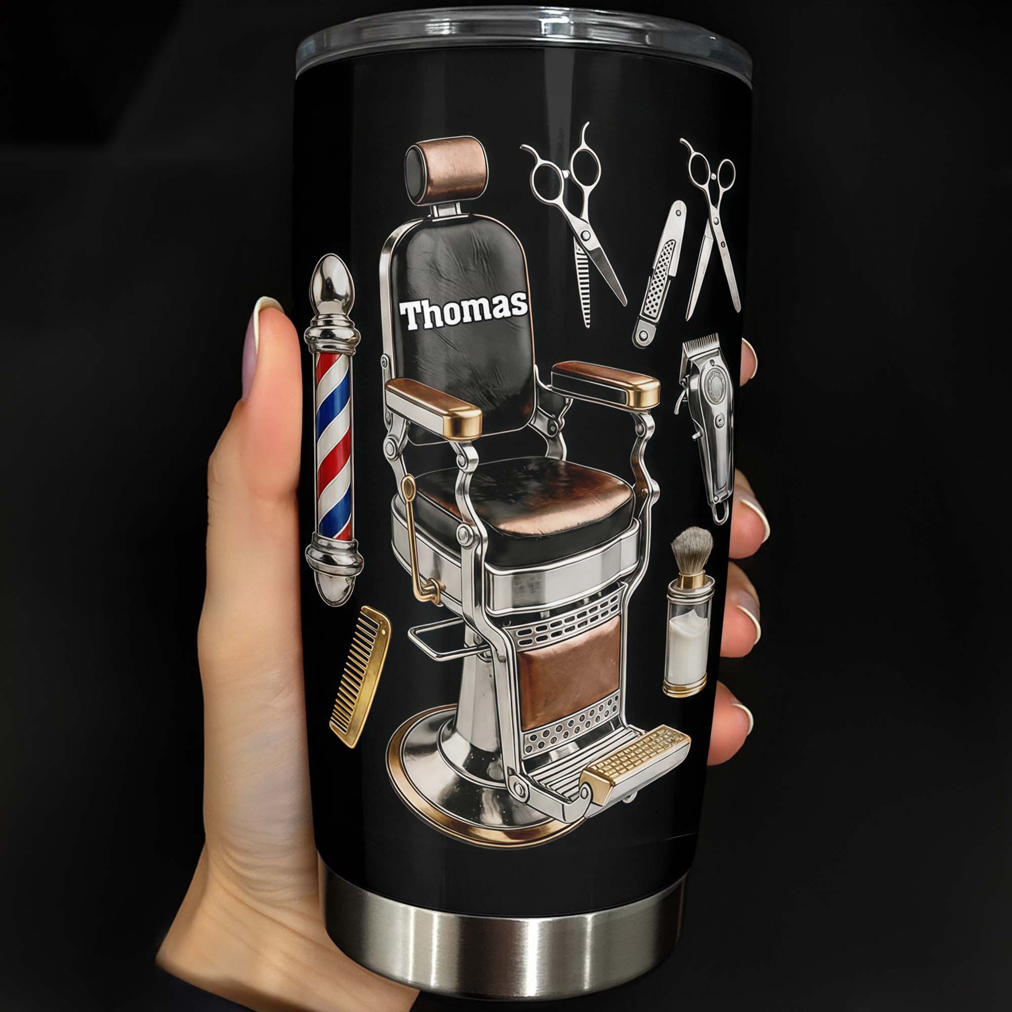 Barber Nutrition Facts With Barber Chair And Tools